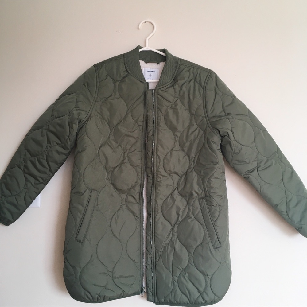 Quilted Sherpa Lined Jacket